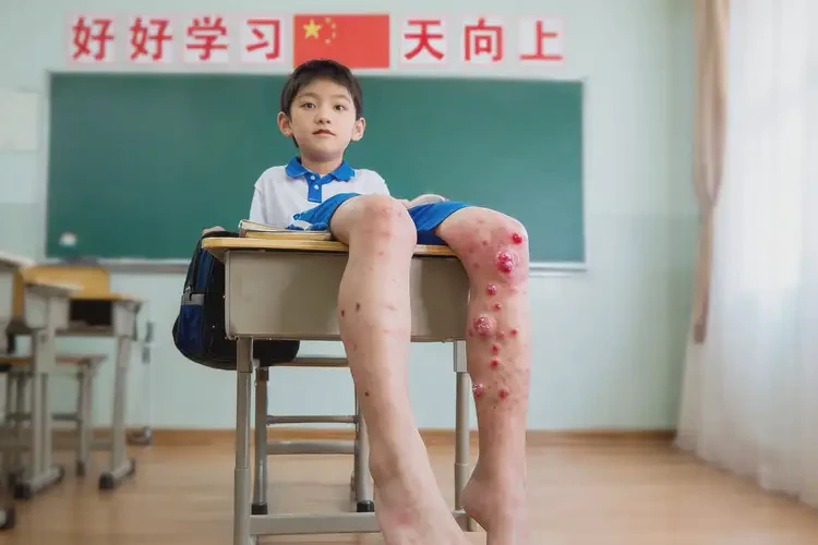 小學(xué)生小腿長(zhǎng)濕疹不管它會(huì)自己好嗎(圖4)
