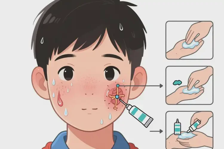 中学生面部出现湿疹可以治好吗(图3)