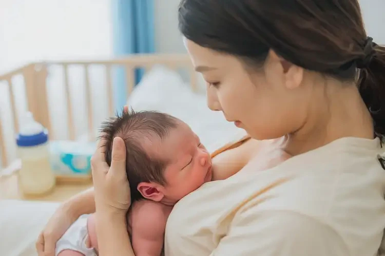 新生儿脚上偶尔长湿疹不管它会自己痊愈吗(图1)