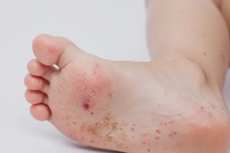 小兒腳上偶爾起濕疹可以治好嗎(圖4)