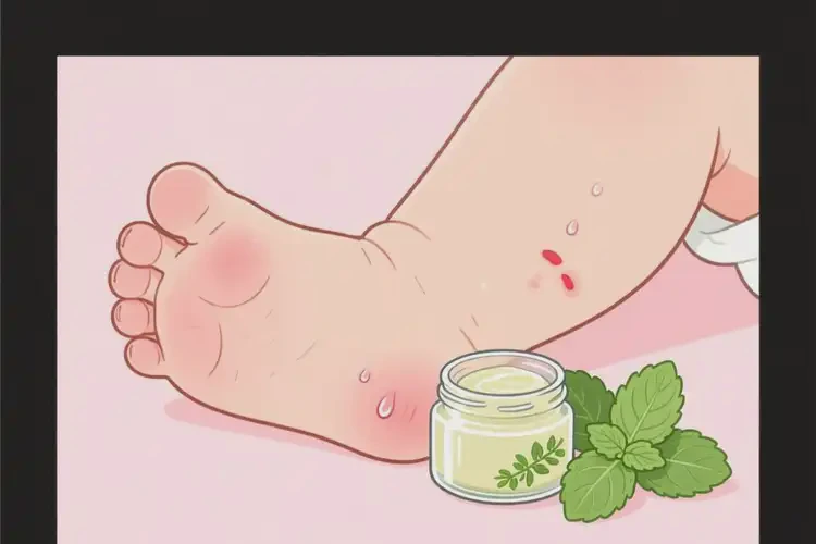 寶寶腳上偶爾起濕疹可以治好嗎(圖4)