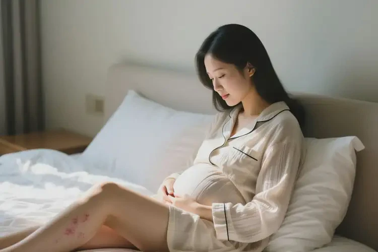 产妇大腿偶尔起湿疹不管它会自己好吗(图1)