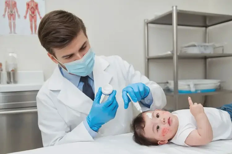 嬰幼兒身上偶爾起濕疹不管它會自己好嗎(圖3)