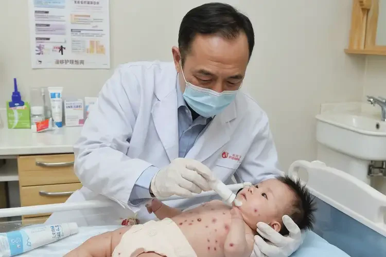 嬰幼兒脖子出濕疹能治好嗎(圖3)