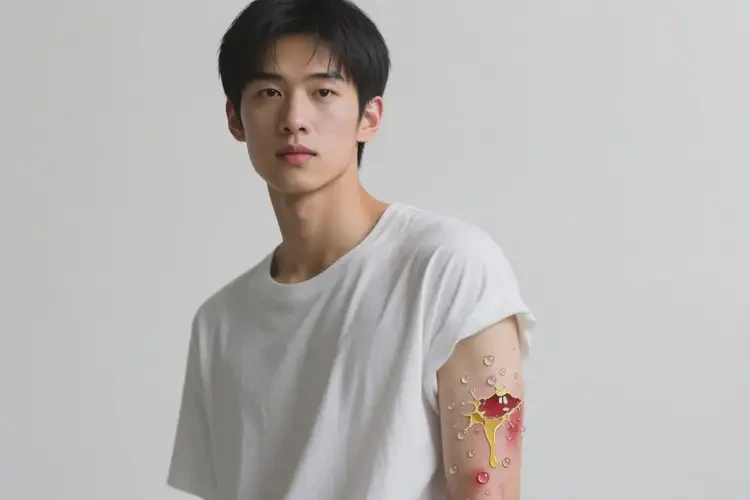 男生手臂起湿疹不管它会自己痊愈吗(图4)