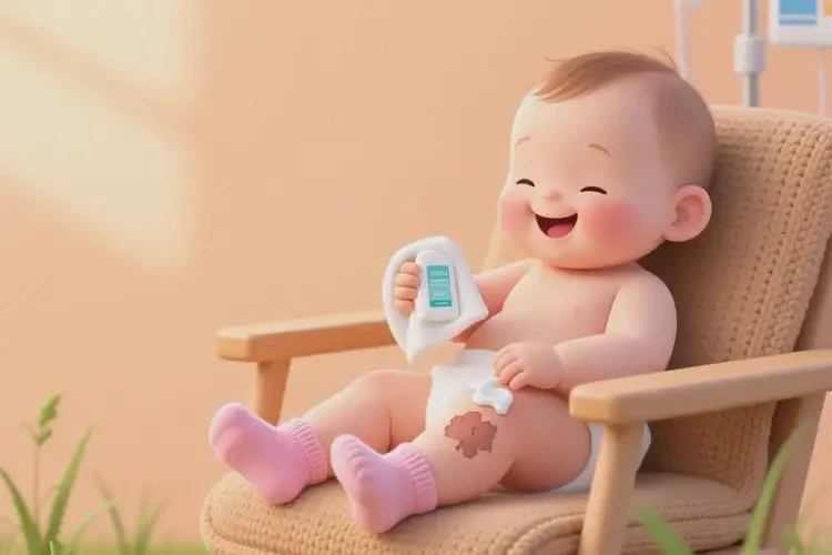 嬰兒小腿上經(jīng)常起濕疹可以治好嗎(圖2)