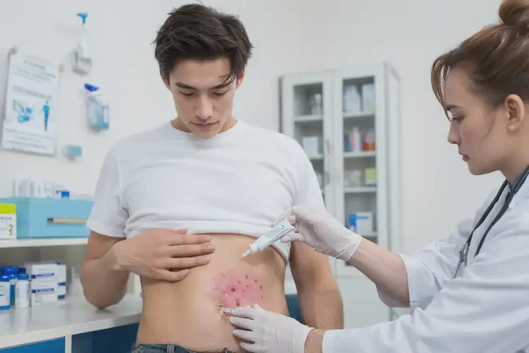 青年人肚子偶爾起濕疹可以治好嗎(圖3)