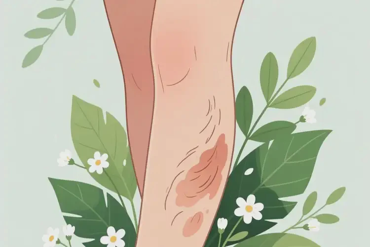 女生大腿上出現(xiàn)濕疹可以治好嗎(圖2)