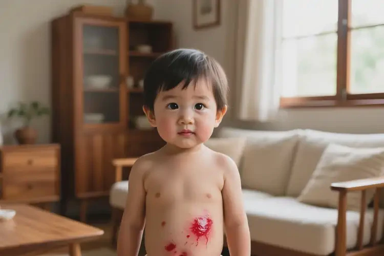 小孩肚子上经常长湿疹不管它会自己好吗(图3)