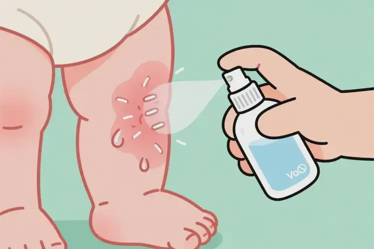 寶寶小腿上容易長(zhǎng)濕疹能治好嗎(圖1)