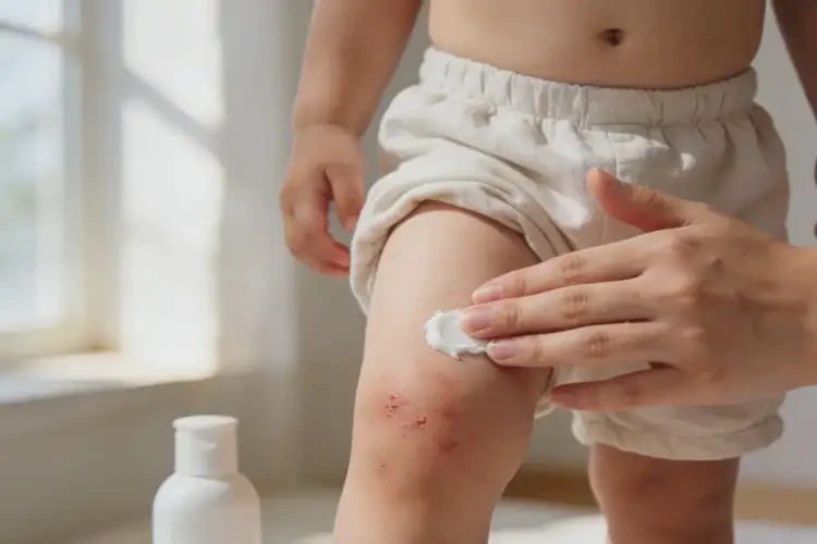 幼儿大腿上容易起湿疹可以治好吗(图2)