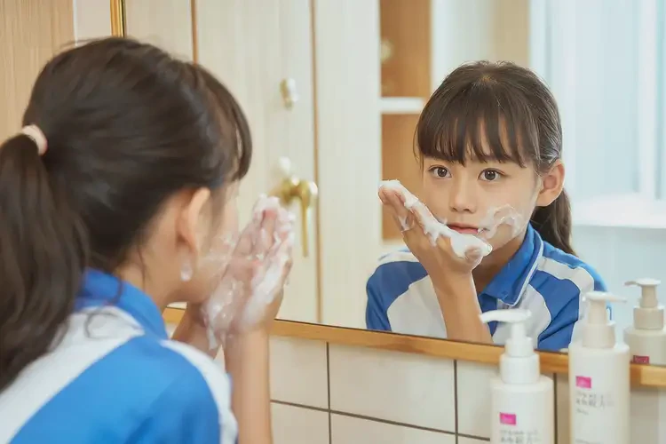 中學生臉上出現(xiàn)濕疹可以治好嗎(圖2)