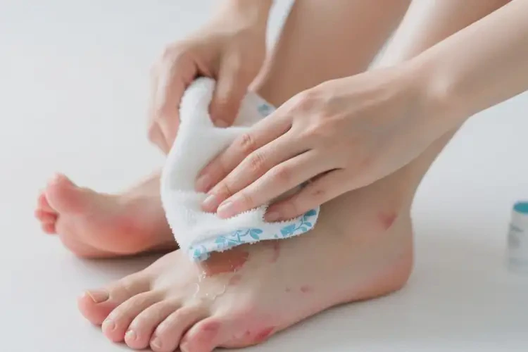 女性腳上起濕疹可以治好嗎(圖2)