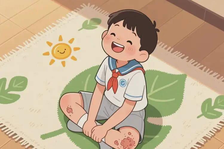 中學(xué)生屁股上起濕疹可以治好嗎(圖1)