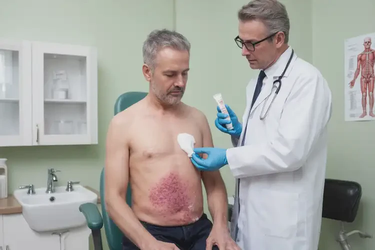 男人肚子上出現(xiàn)濕疹可不可以根治(圖3)