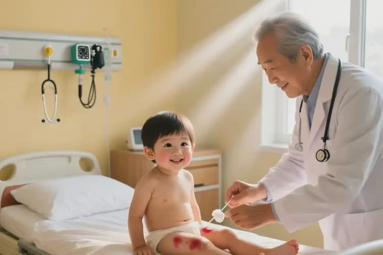 儿童屁股上起湿疹可以治好吗(图1)