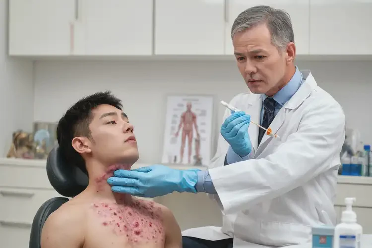 男生脖子上經常起濕疹不管它會自己自愈嗎(圖3)