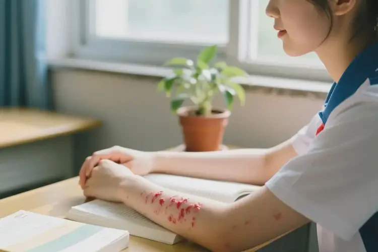 中学生手臂经常长湿疹可以治好吗(图3)