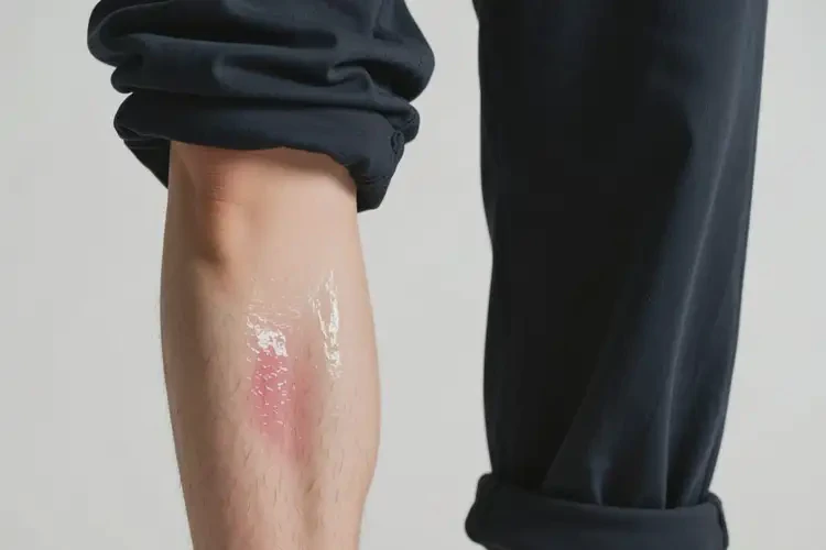 男人小腿上偶爾起濕疹可以治好嗎(圖2)