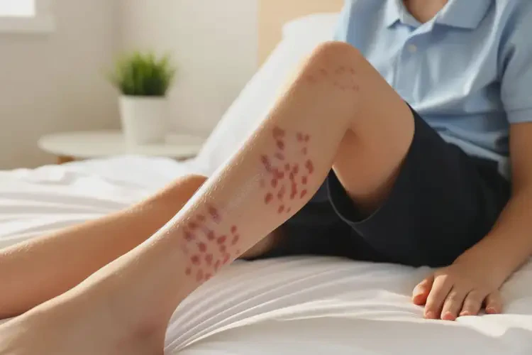 中学生小腿上出现湿疹可以治好吗(图4)