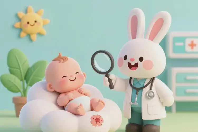 新生儿屁股容易长湿疹可以治好吗(图3)