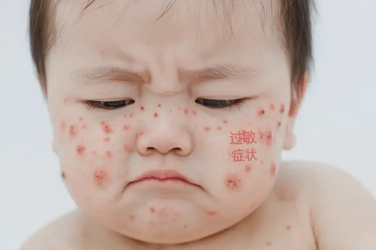 嬰兒面部有濕疹能治好嗎(圖4)
