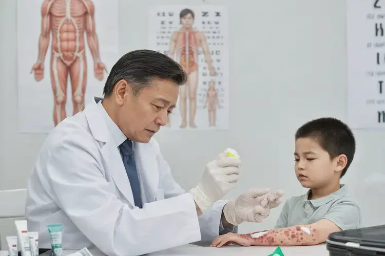 小兒全身出現(xiàn)濕疹可以治好嗎(圖3)