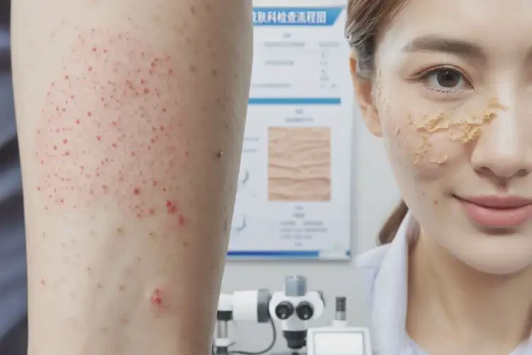 男人手臂上經(jīng)常起濕疹不管它會自己自愈嗎(圖2)