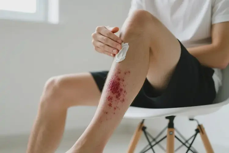 青年人小腿出現(xiàn)濕疹可以治好嗎(圖3)