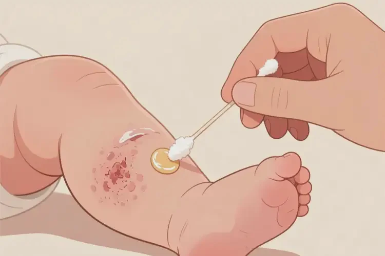 嬰兒小腿上偶爾起濕疹能治好嗎(圖4)