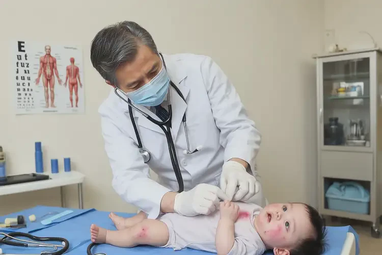 嬰兒脖子上經(jīng)常長濕疹能治好嗎(圖2)