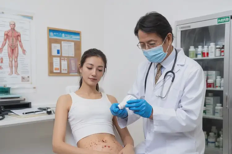 女性肚子偶尔起湿疹可以治好吗(图3)