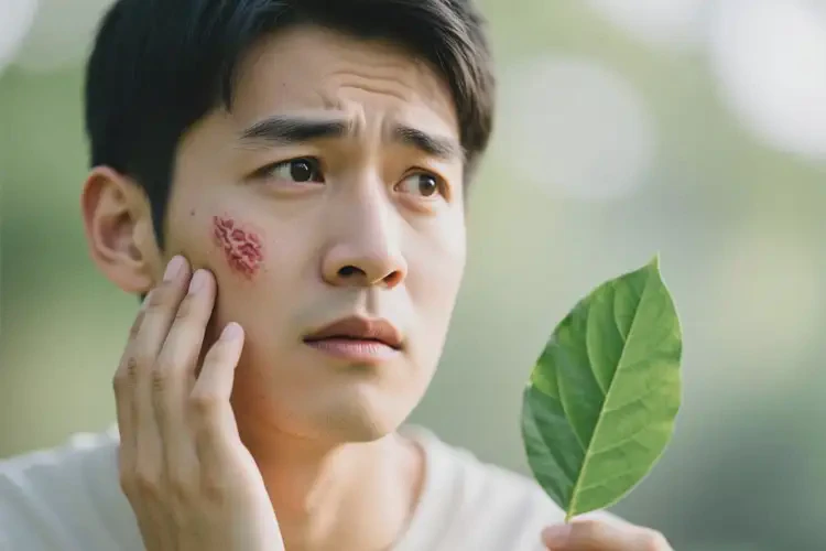 男人面部偶爾起濕疹可以治好嗎(圖1)