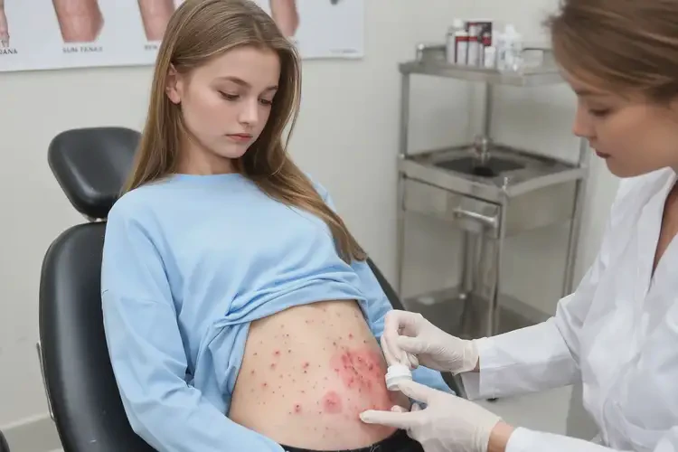 女人肚子上經(jīng)常起濕疹可不可以根治(圖3)