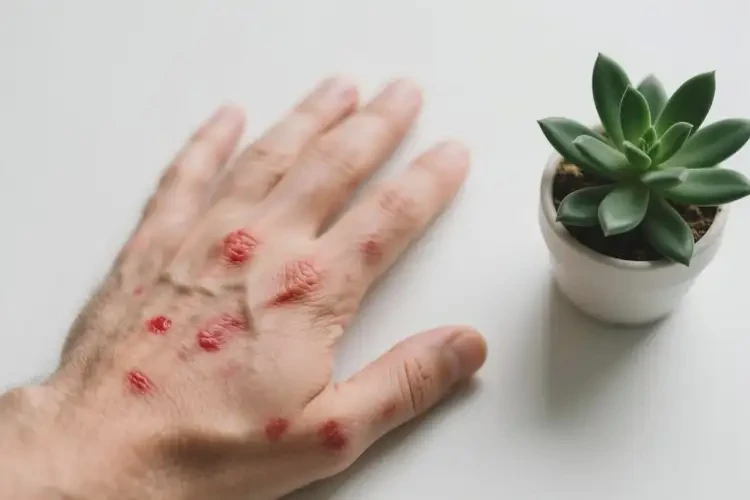 男性手上長(zhǎng)濕疹可以治好嗎(圖4)