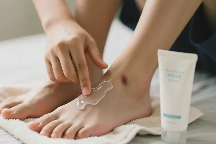 中学生脚上有湿疹可以治好吗(图1)