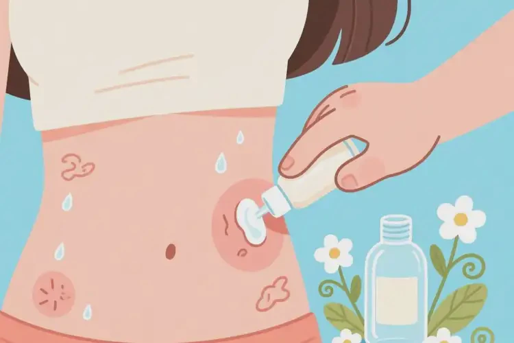 女性肚子有濕疹可以治好嗎(圖2)