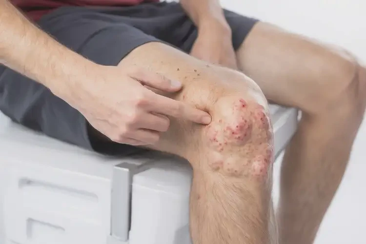 青年人大腿上出現(xiàn)濕疹可以治好嗎(圖4)