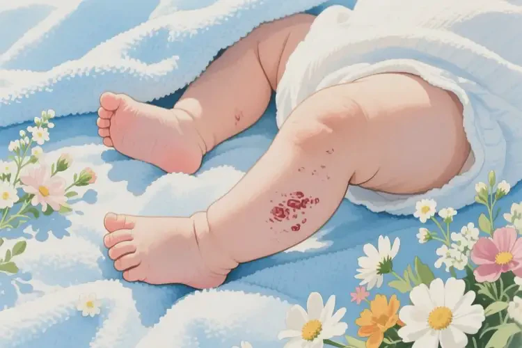 寶寶大腿上有濕疹能治好嗎(圖3)