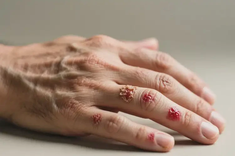 男人手上偶爾長濕疹可不可以根治(圖1)