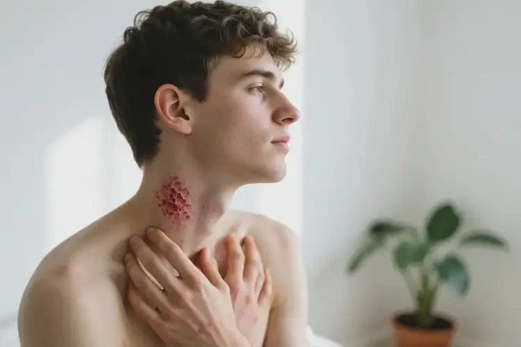 男性脖子出濕疹可以治好嗎(圖4)