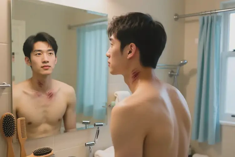 男生脖子容易起湿疹不管它会自己痊愈吗(图3)