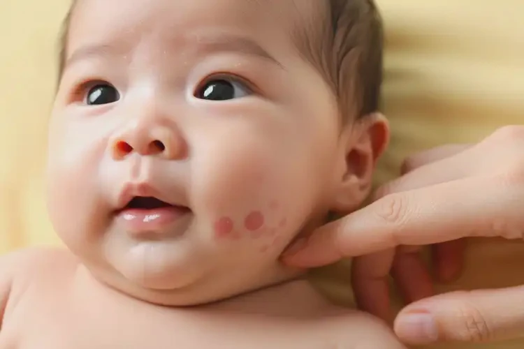 嬰兒脖子偶爾起濕疹能治好嗎(圖3)