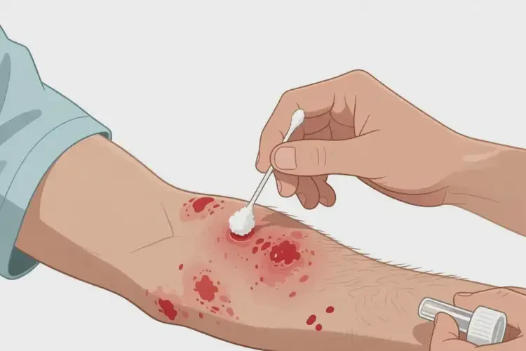 男人手臂上起濕疹可不可以根治(圖2)