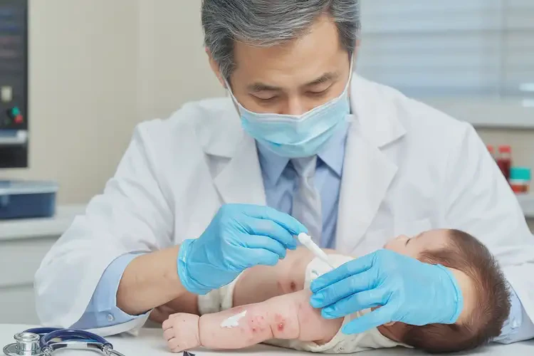 嬰兒手臂上起濕疹可以治好嗎(圖3)