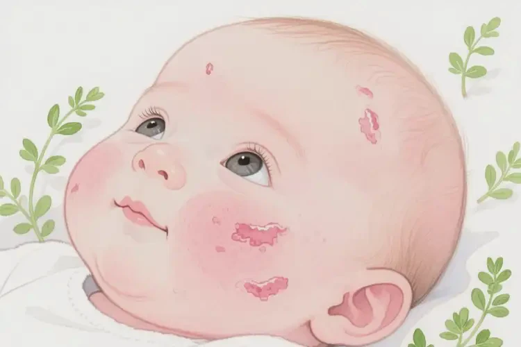 嬰幼兒臉上出現(xiàn)濕疹可以治好嗎(圖4)