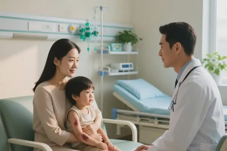 儿童手臂上偶尔起湿疹可以治好吗(图4)