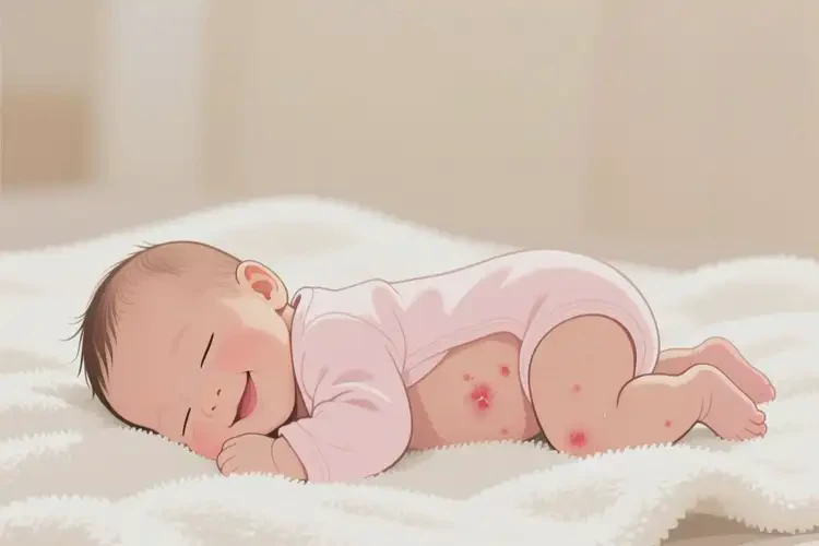 嬰兒肚子上容易長濕疹能治好嗎(圖4)