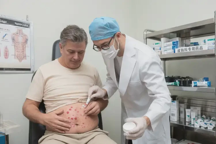 男性肚子上出湿疹可以彻底自愈吗(图3)