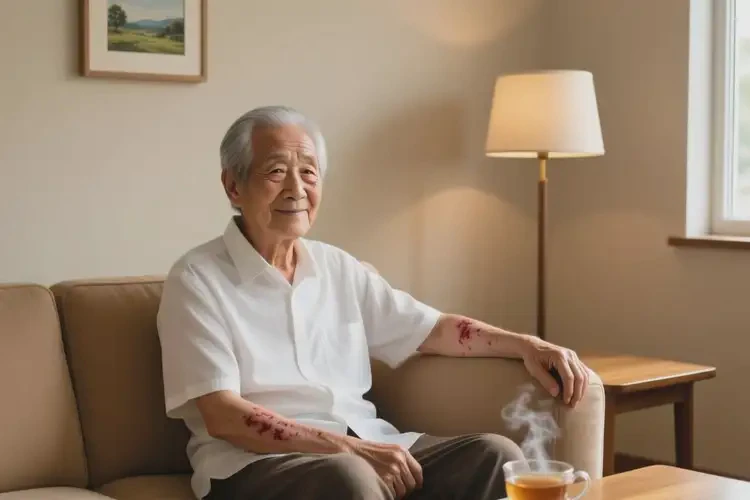 老年人手臂容易长湿疹可以彻底自愈吗(图2)